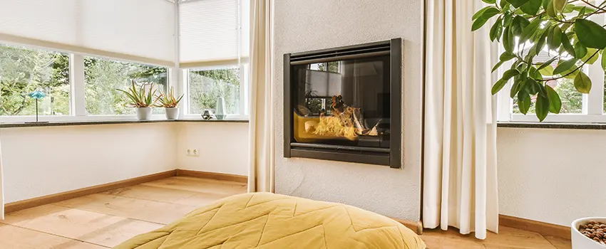 Residential Fireplace Ceramic Glass Installation in Milton, GA