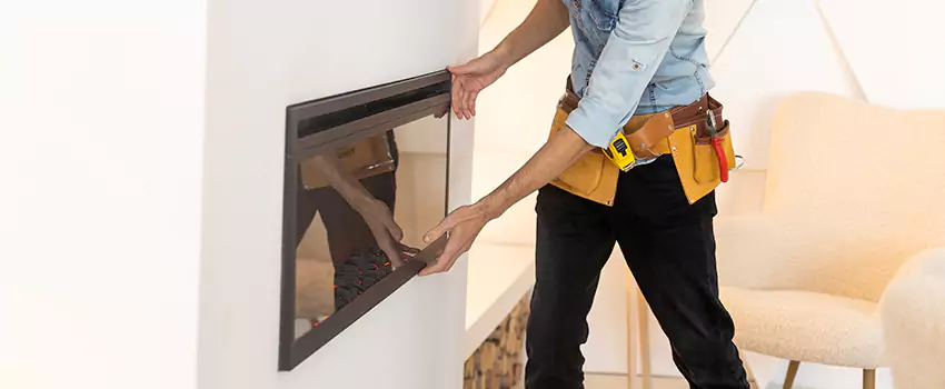 Metal Fireplace Installation in Milton, Georgia