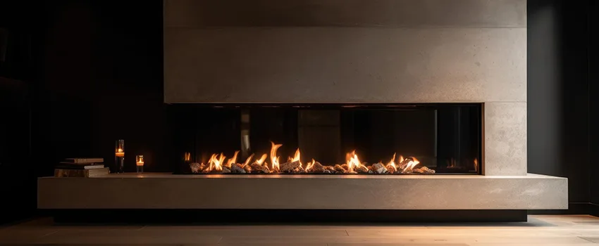 Gas Fireplace Ember Bed Design Services in Milton, Georgia