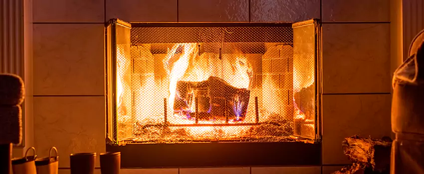 Mendota Hearth Landscape Fireplace Installation in Milton, Georgia