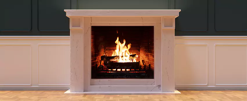Open Flame Wood-Burning Fireplace Installation Services in Milton, Georgia