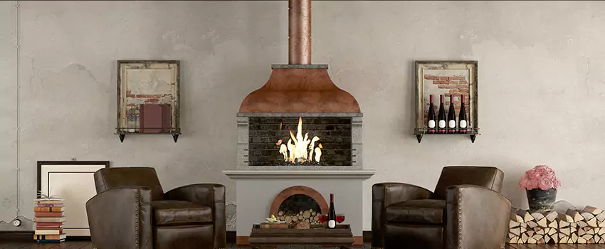 Thelin Hearth Products Providence Pellet Insert Fireplace Installation in Milton, GA