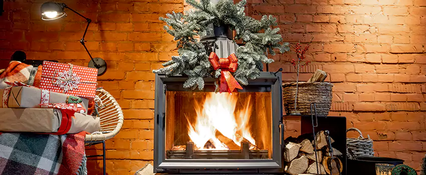 Travis Industries Linear Gas Fireplace Installation in Milton, Georgia