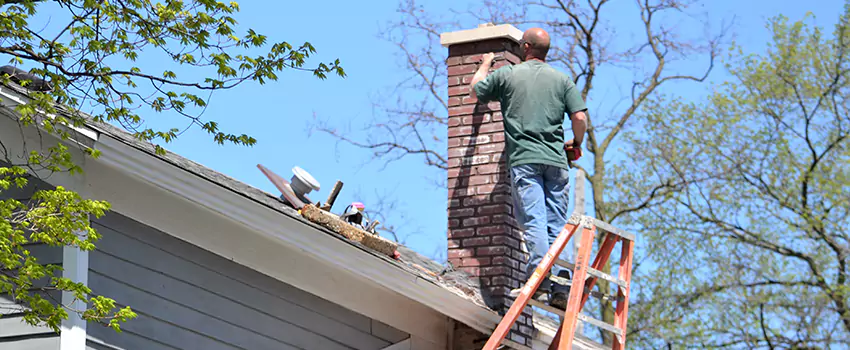 Vinyl and PVC Chimney Flashing Installation in Milton, GA