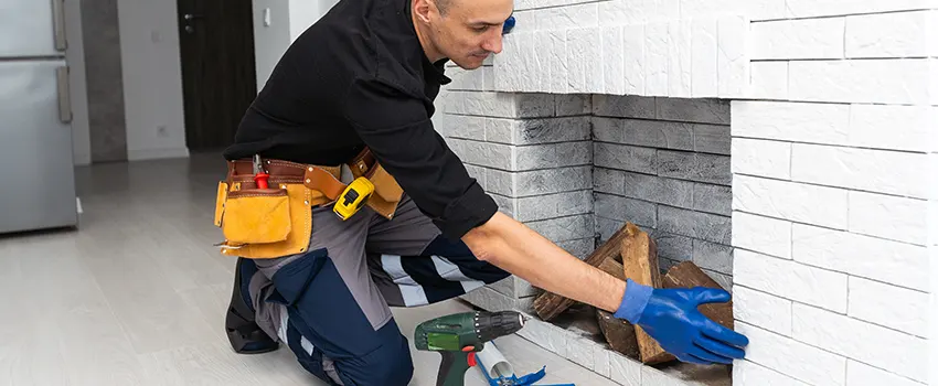 Fireplace Damaged Damper Frame Repair Services in Milton, Georgia