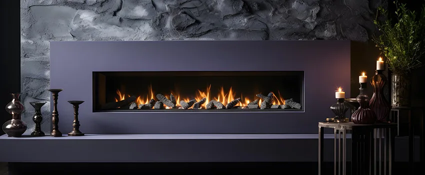 Ember Bed for Ventless Gas Fireplace in Milton, GA