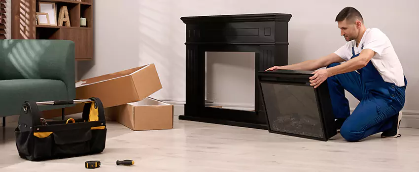 Old Rusted Metal Fireplace Repair And Replacement in Milton, GA